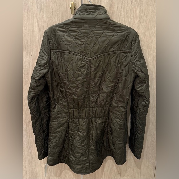 NWTs Barbour Cavalry Polarquilt Jacket. Olive. Size 4 US - Picture 4 of 11
